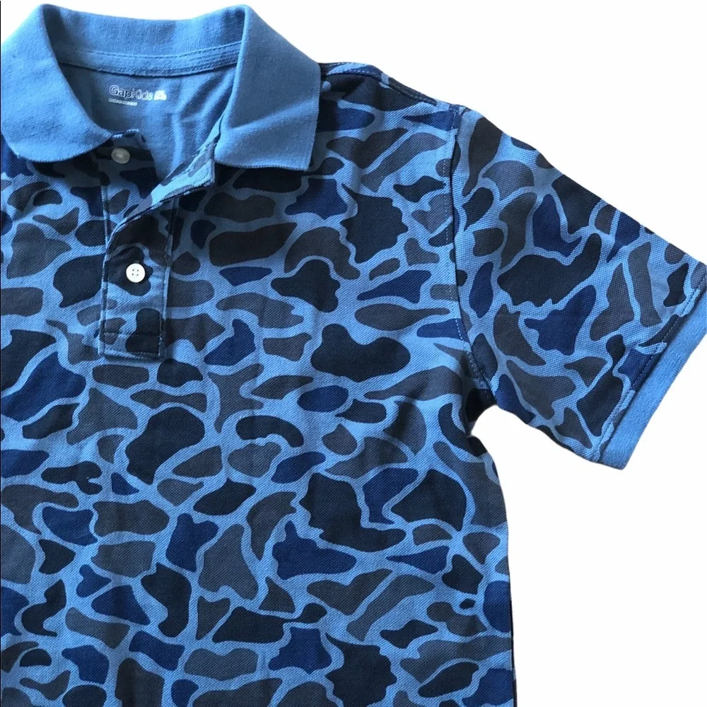 Gap Kids Polo T-Shirt for Boys Spread Collar XXL